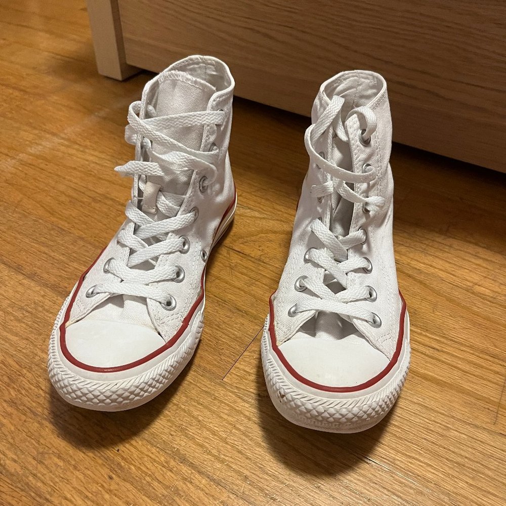 White High Top Converse